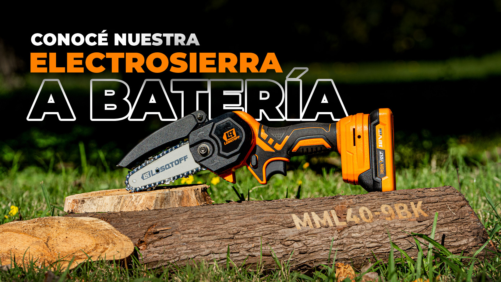 Electrosierra a batería 